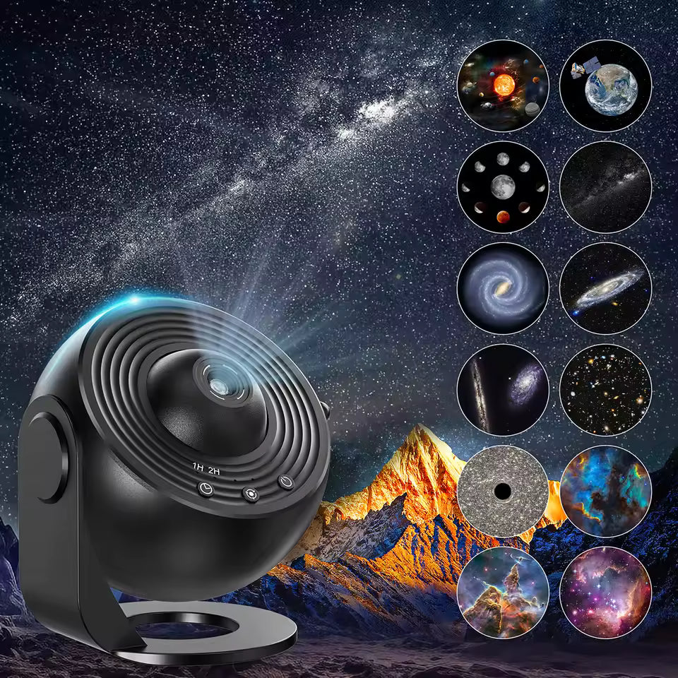 Mini Galaxy Projector — LED Star Night  Light for Bedroom & Gaming Room
