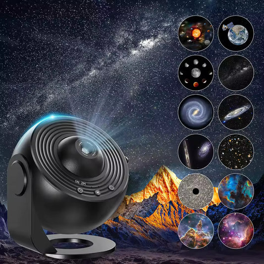 Mini Galaxy Projector — LED Star Night  Light for Bedroom & Gaming Room